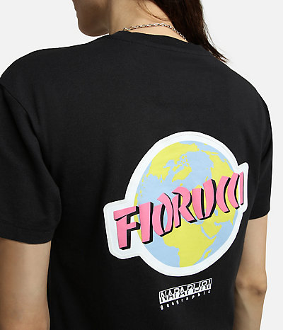 Short Sleeve T-Shirt Fiorucci Globe-